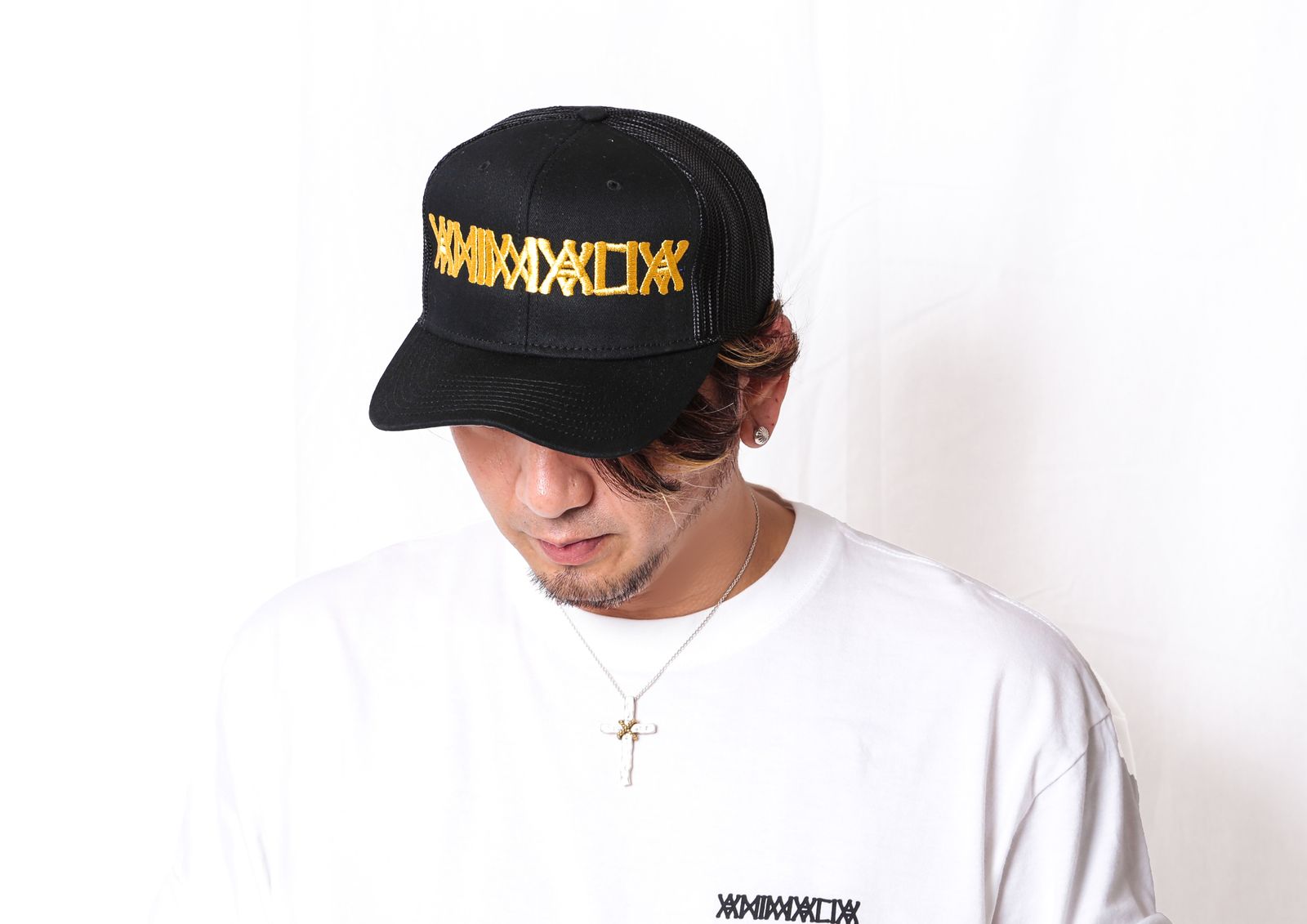 SIX PANELS MESH CAP-LOGO