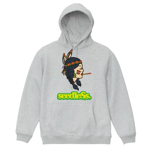 blunt girl Hoody 8.3oz裏起毛