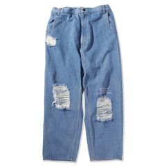わざとダメージデニムパンツ