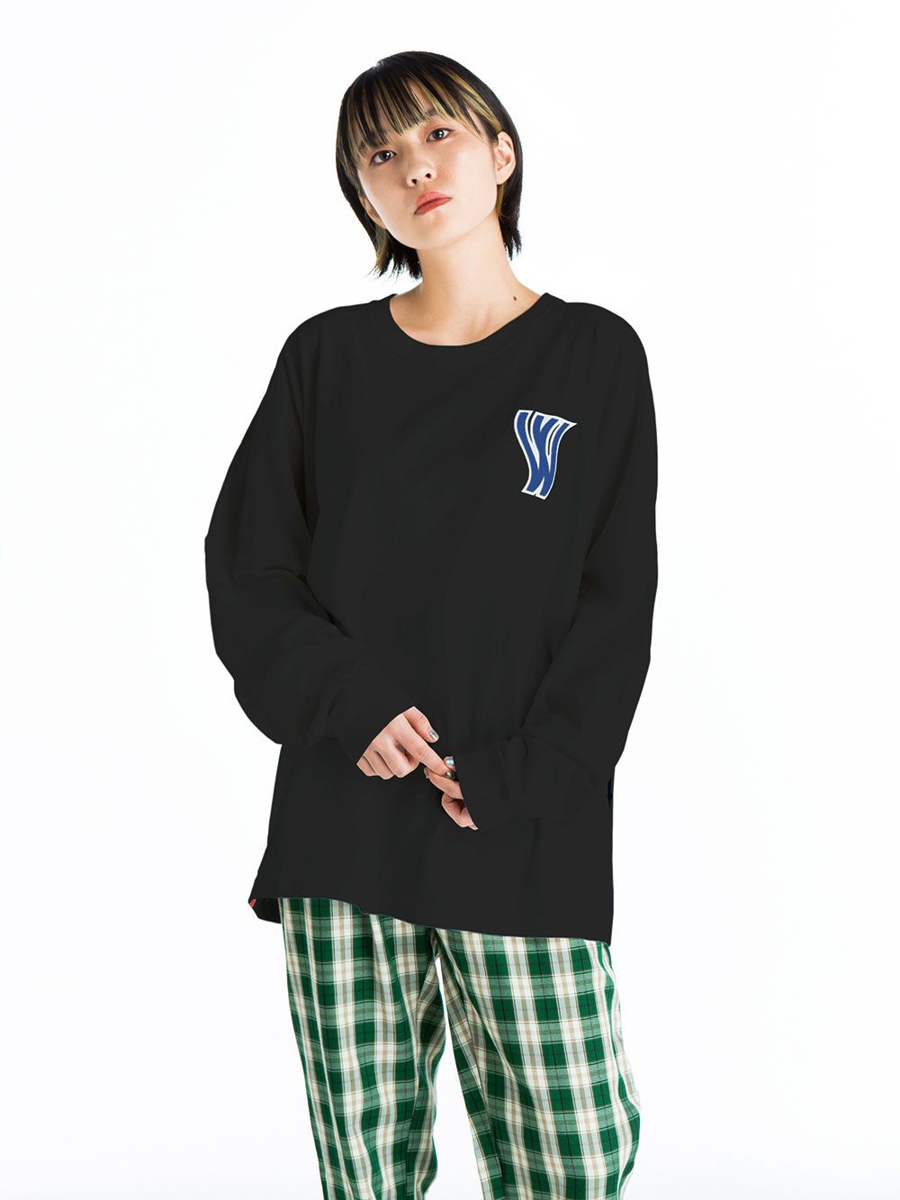 "W" ave Longsleeve T-shirt