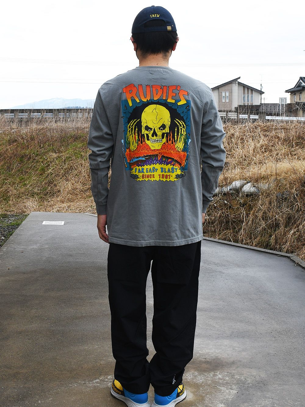 BUSTED SKULL LS-TEE