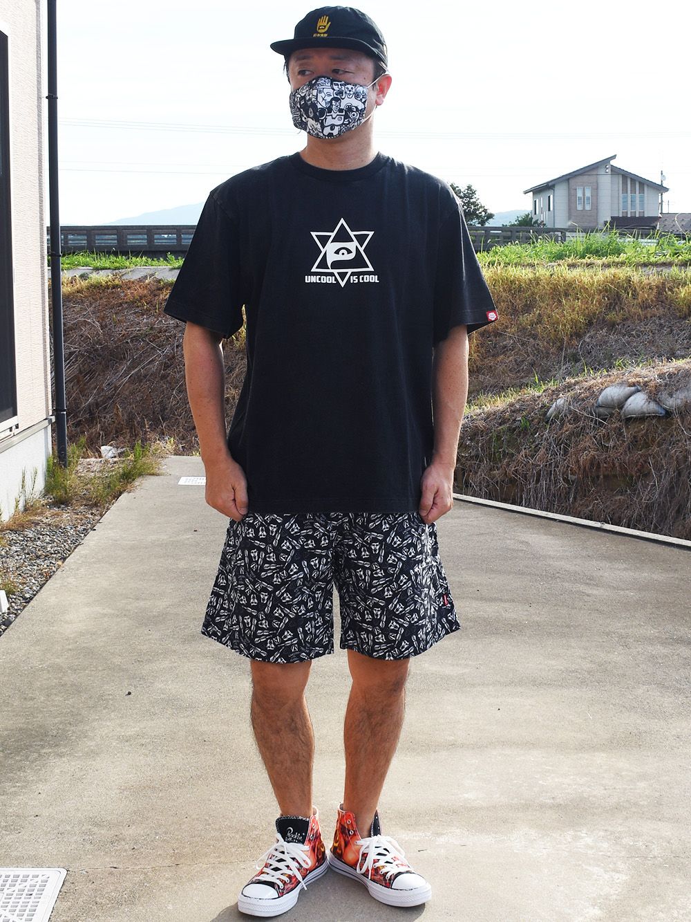 一つ目スカルTEE