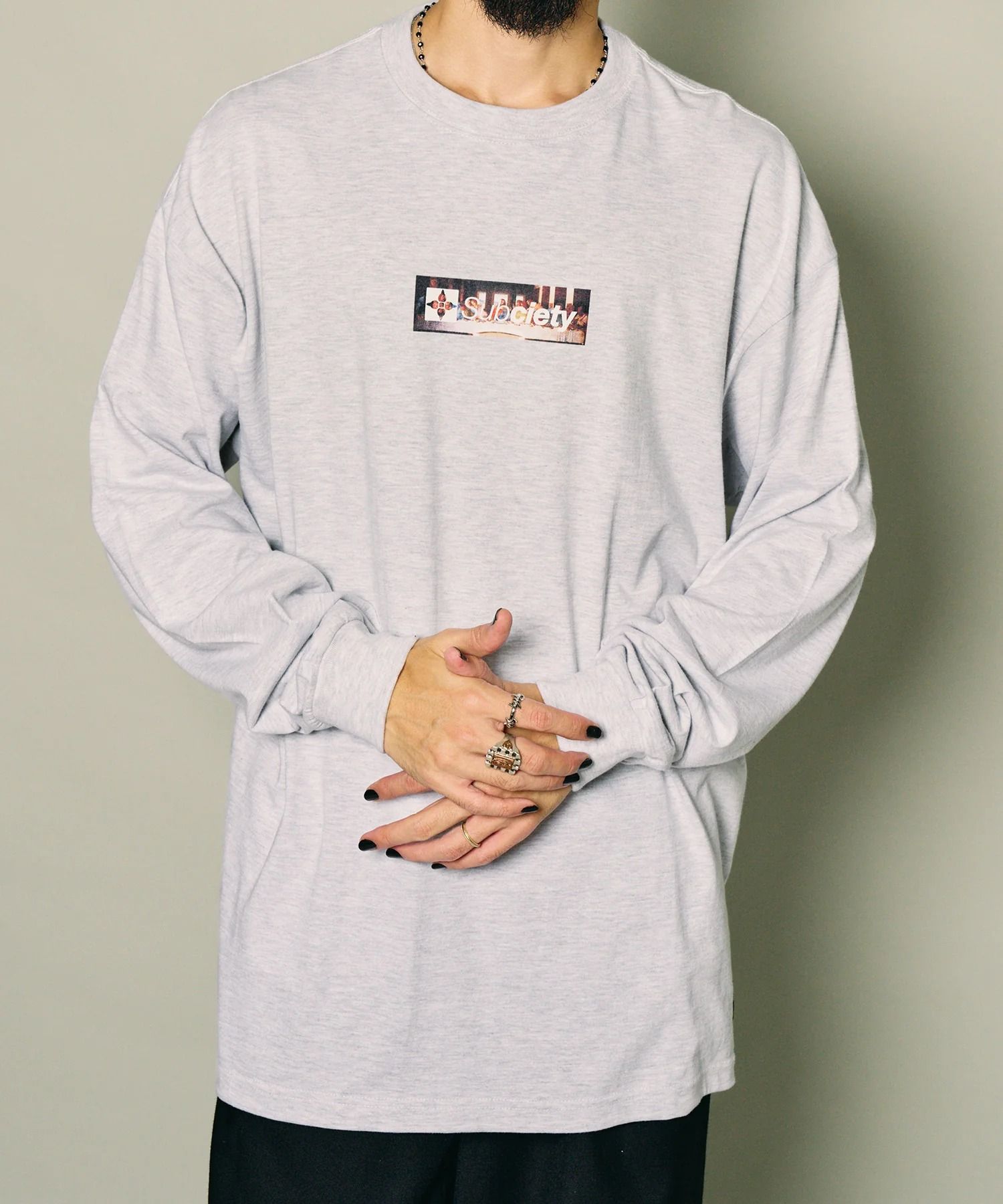 Last supper box L/S tee