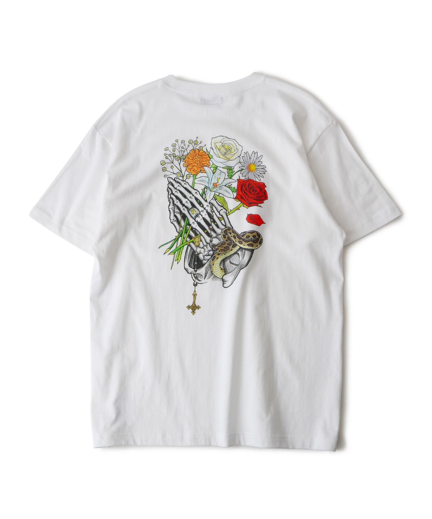 FLOWER PRAYING HANDS-TEE