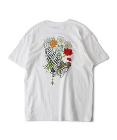 FLOWER PRAYING HANDS-TEE