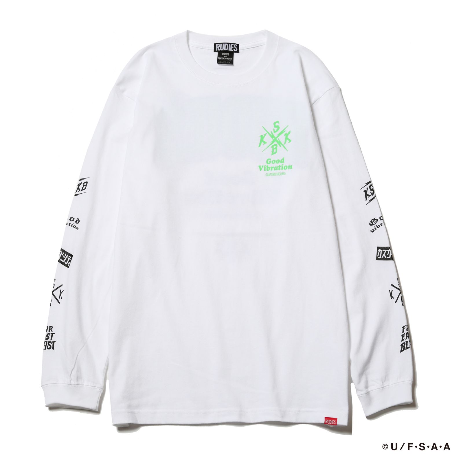 RUDIE'S×CRAYON SHINCHAN LOOK OUT LS TEE