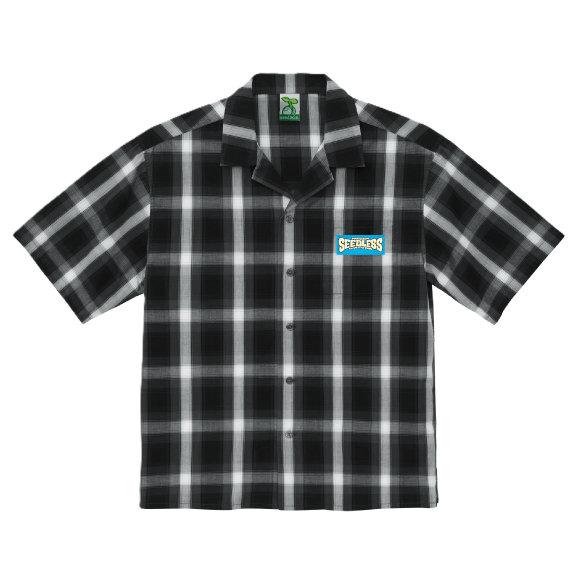 sd colors radial logo s/s check shirts