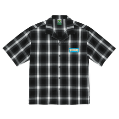 sd colors radial logo s/s check shirts