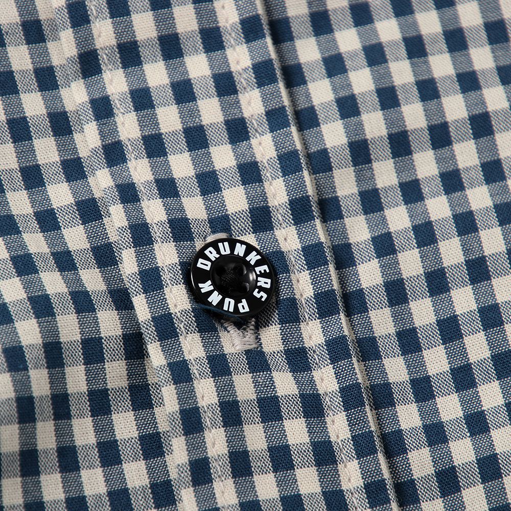 ギンガムチェックイズシャツ