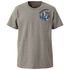 shark out of pocket tee