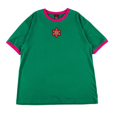 tシャツ Rose Ringer Tee レディース Fresh Strawberry Tie Front Ringer Tee Pink