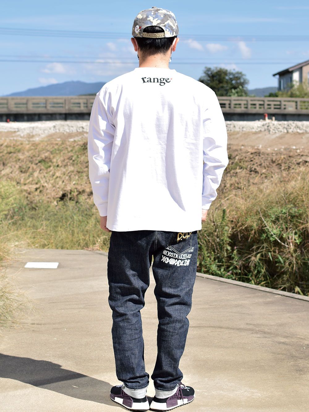 10.2oz big size batt mark LS tee