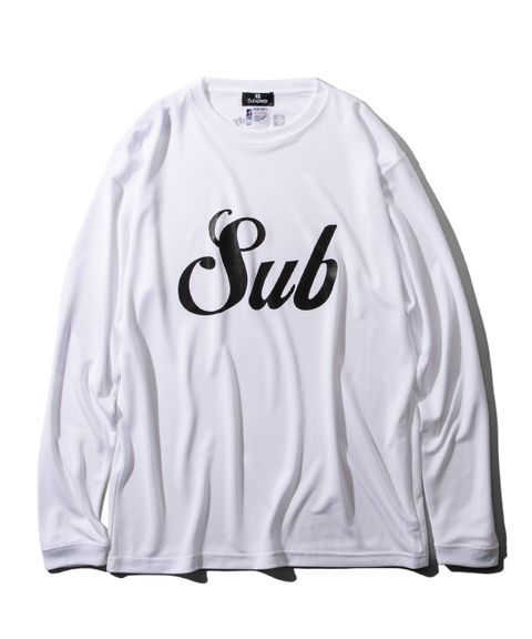 DRY TEE L/S-MIDDLE LOGO-