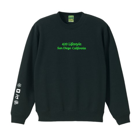 sd point of view  crew sweat 12oz