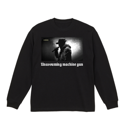 unassuming machine gun LS tee