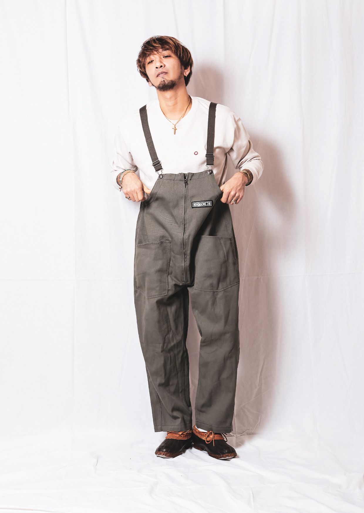 OVERALLS - Leather Patch
