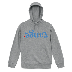 up side down logo hoody