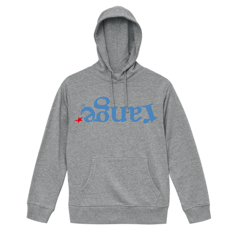 up side down logo hoody