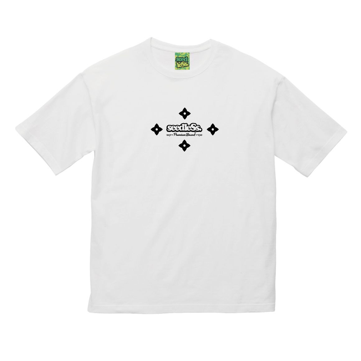 VC logo over size s/s tee