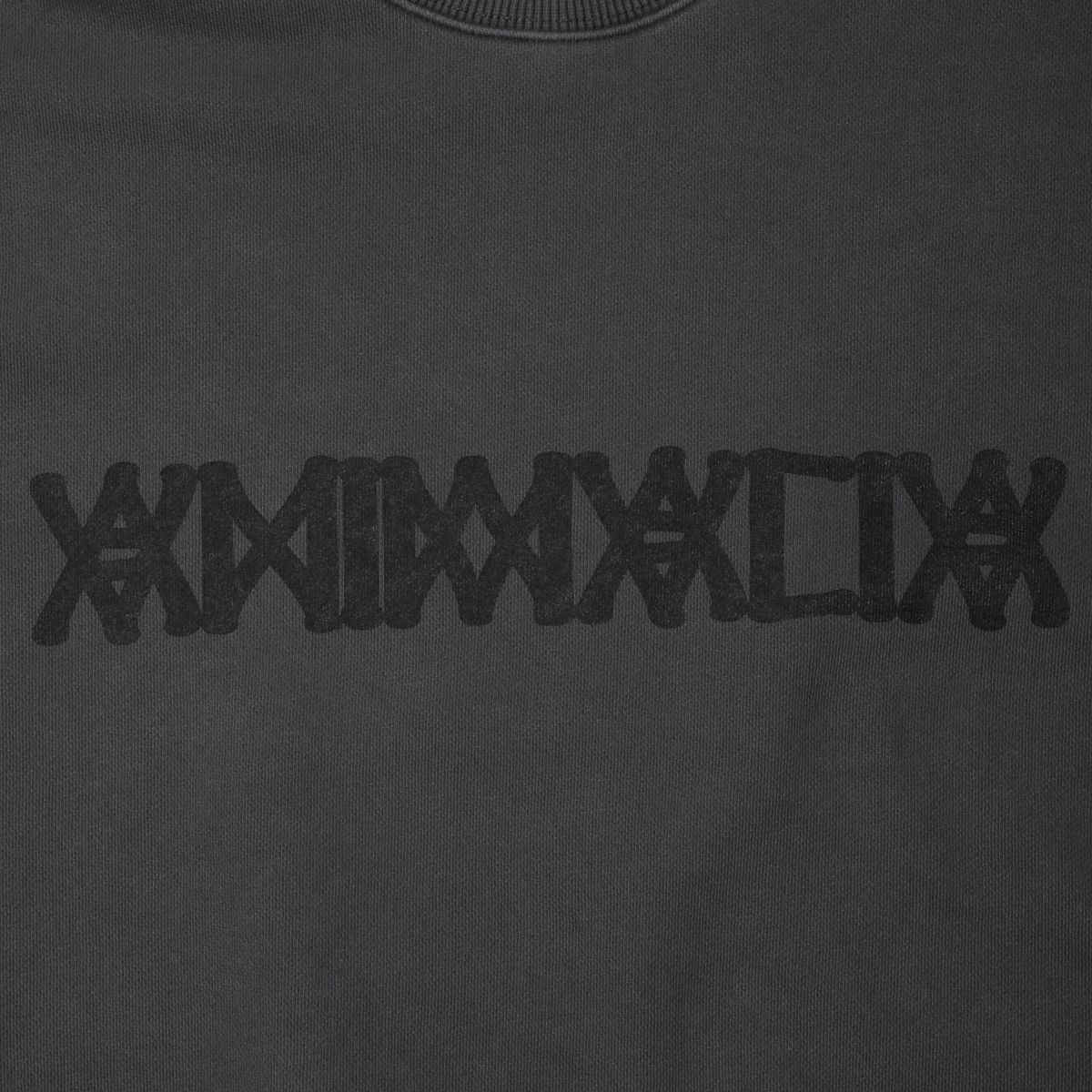 Pigment Dyeing Crew Sweat -LOGO