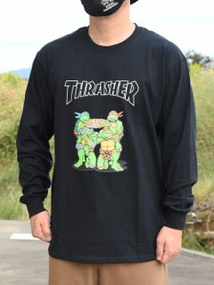 【TEENAGE MUTANT NINJA TURTLES×THRASHER】 L/S-T