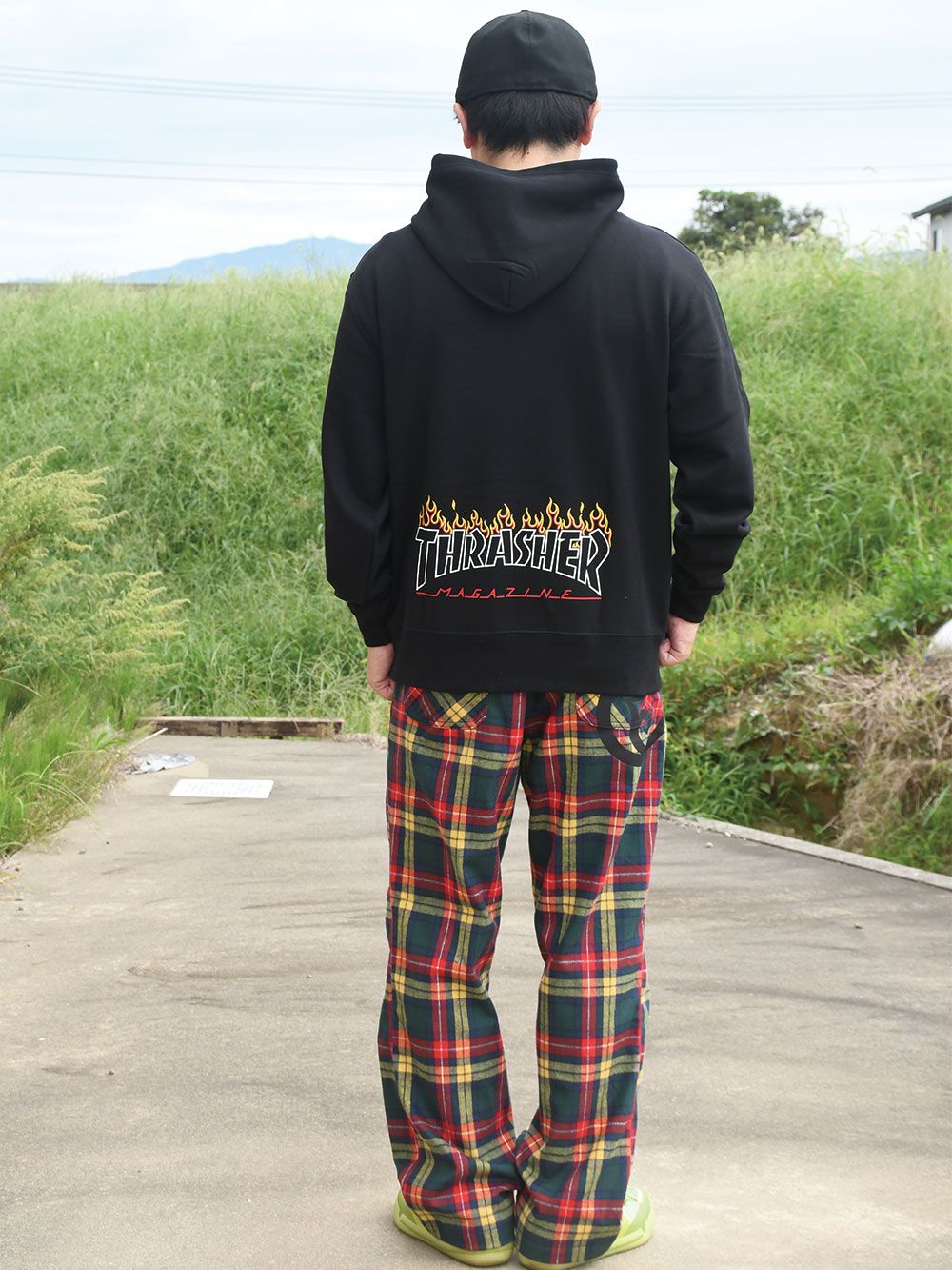 ROLLING CRADLE - CHECK FLARE-PANTS | DOLL