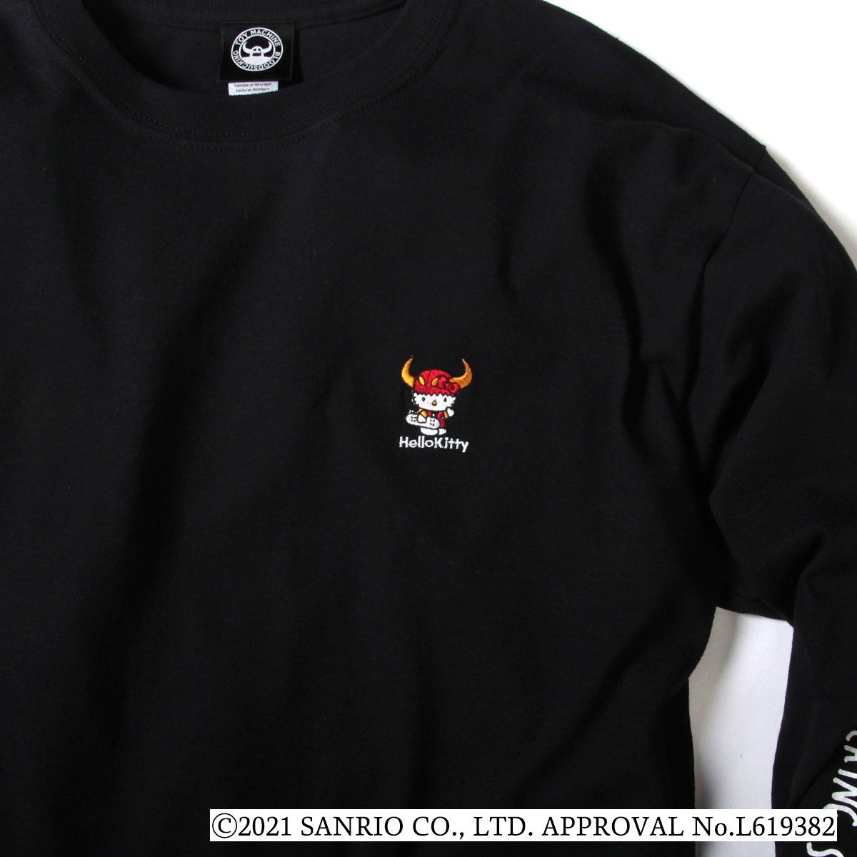 TOYMONSTER KITTY EMBROIDERY LONG SLEEVE-TEE