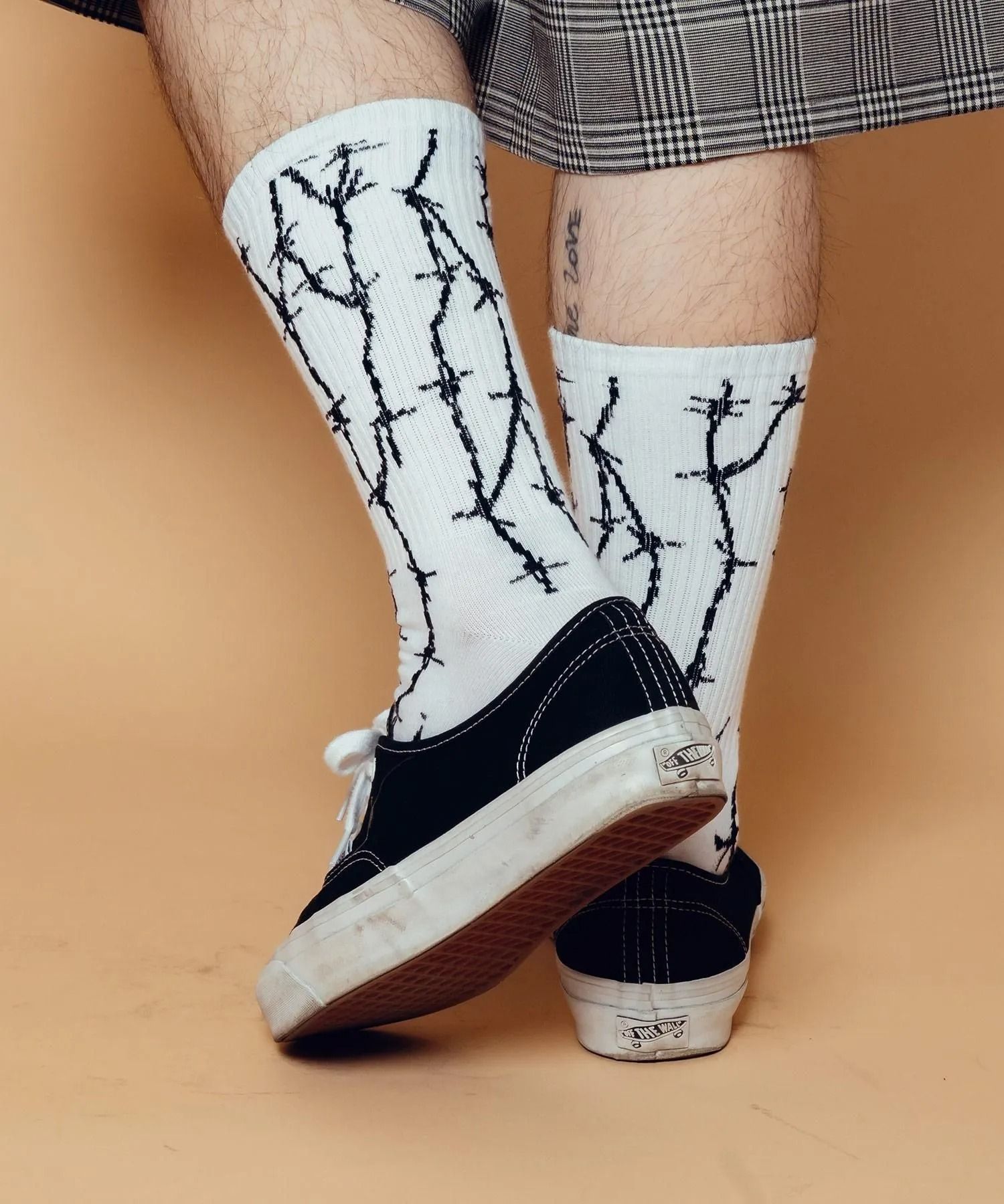 Barbed wire socks