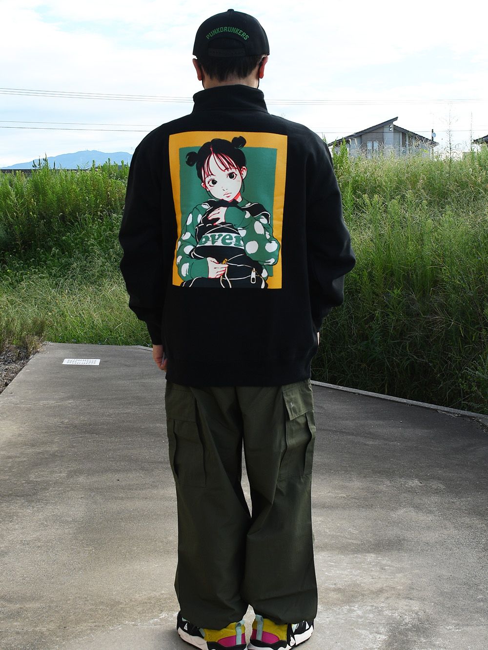 BAG GIRL Half Zip pullover