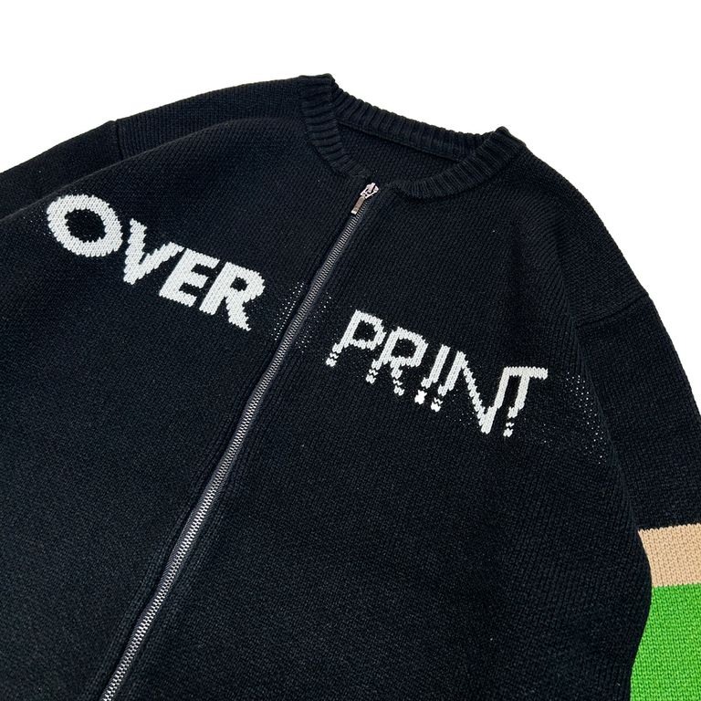 OVER PRINT(オーバープリント)/ EYES EMB sweatshirts like LS TEE -2COLOR