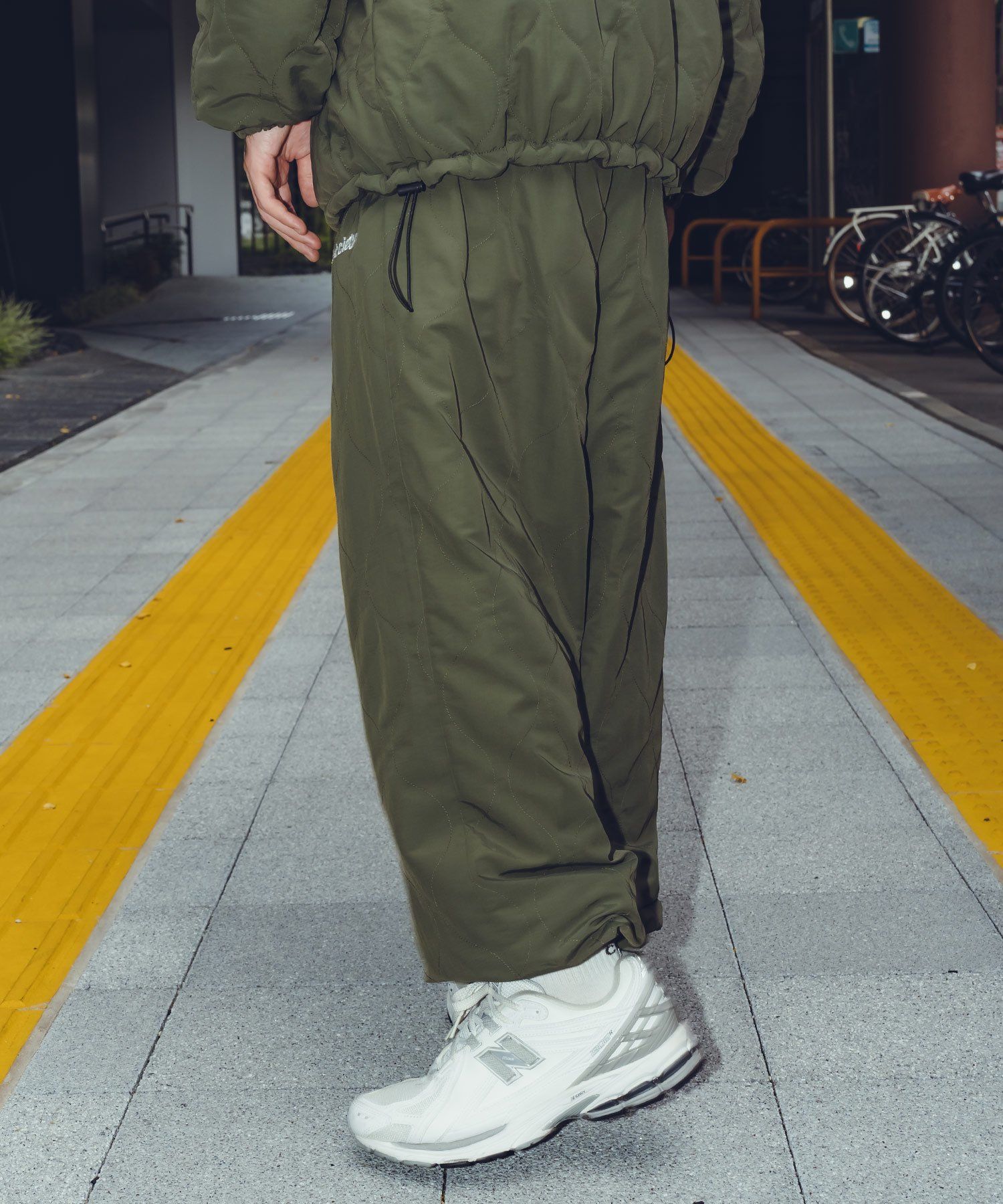 REVERSIBLE NYLON×FLEECE PANTS