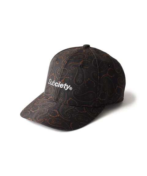 Paisley jacquard cap