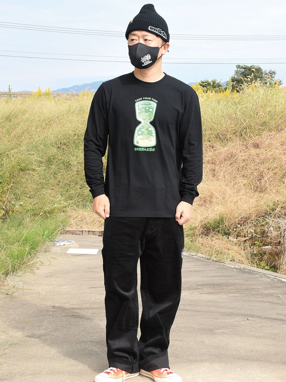 take yur time LS tee
