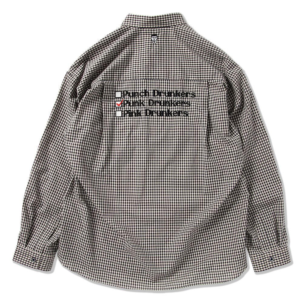 ギンガムチェックイズシャツ