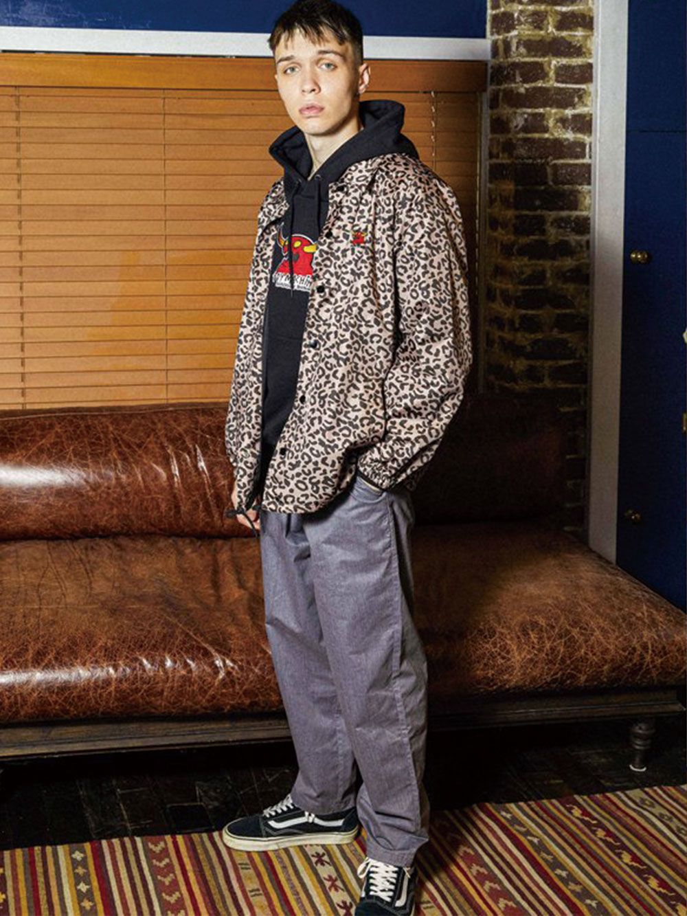 PATTERN PRINT COACH-JACKET