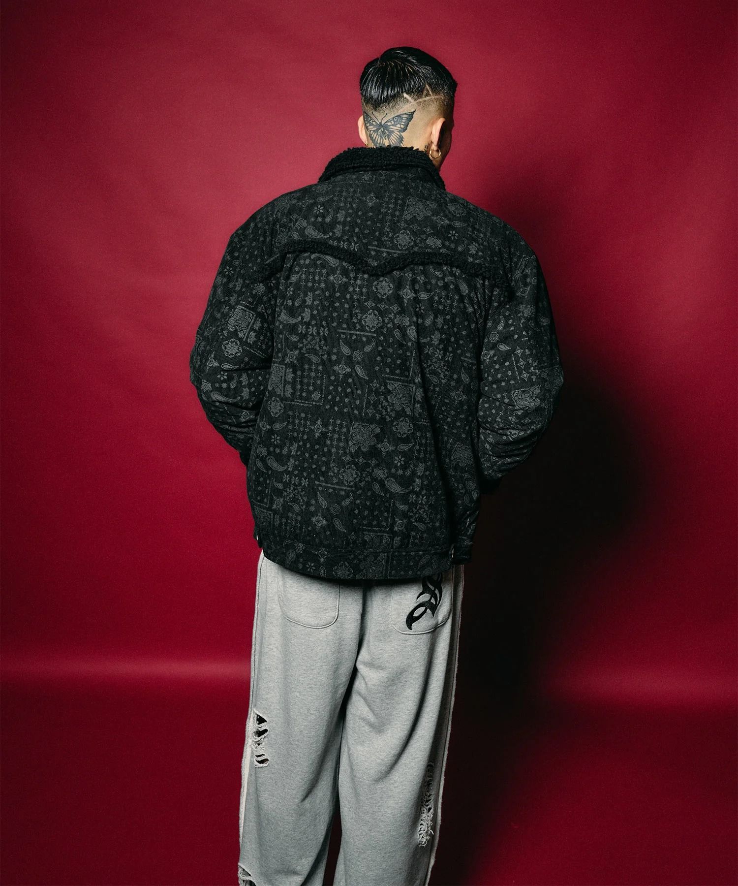 Distressed sweatpants