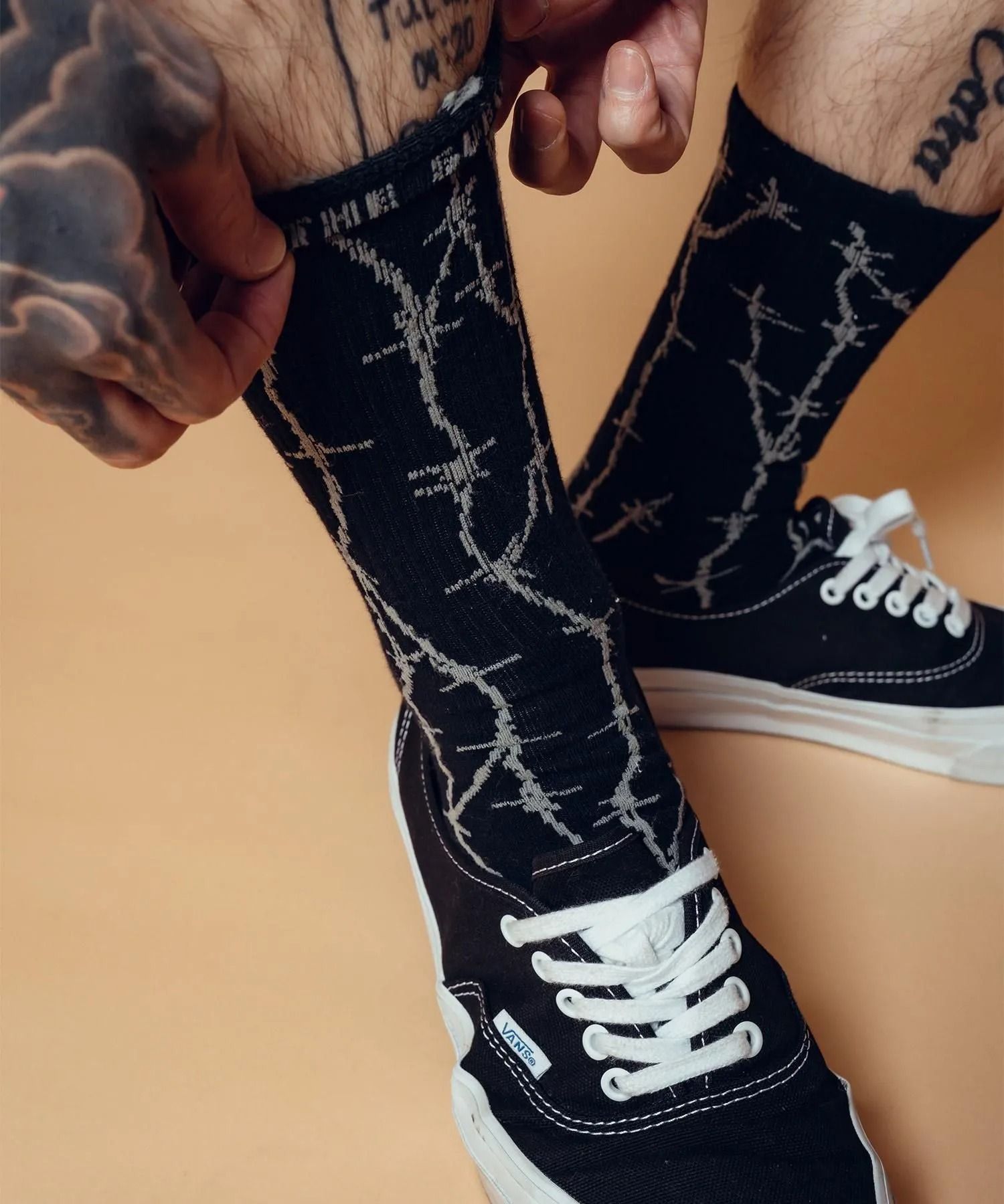 Barbed wire socks