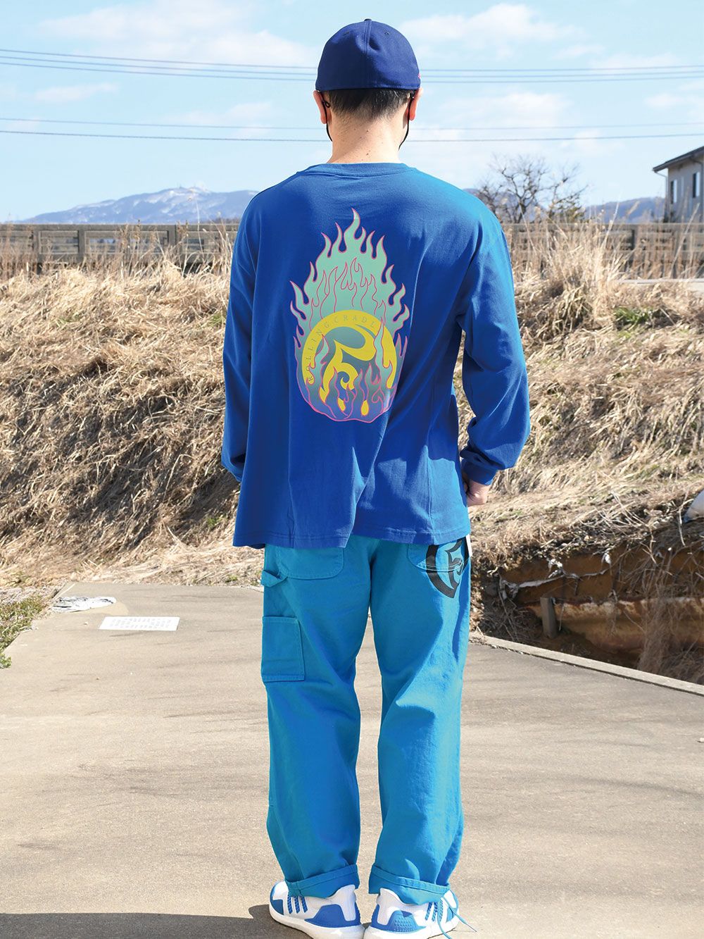 BURNED LOGO LONG-SLEEVE