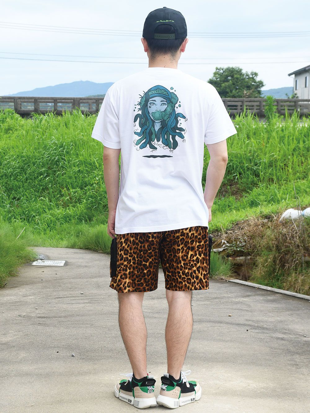 snake green girl s/s tee
