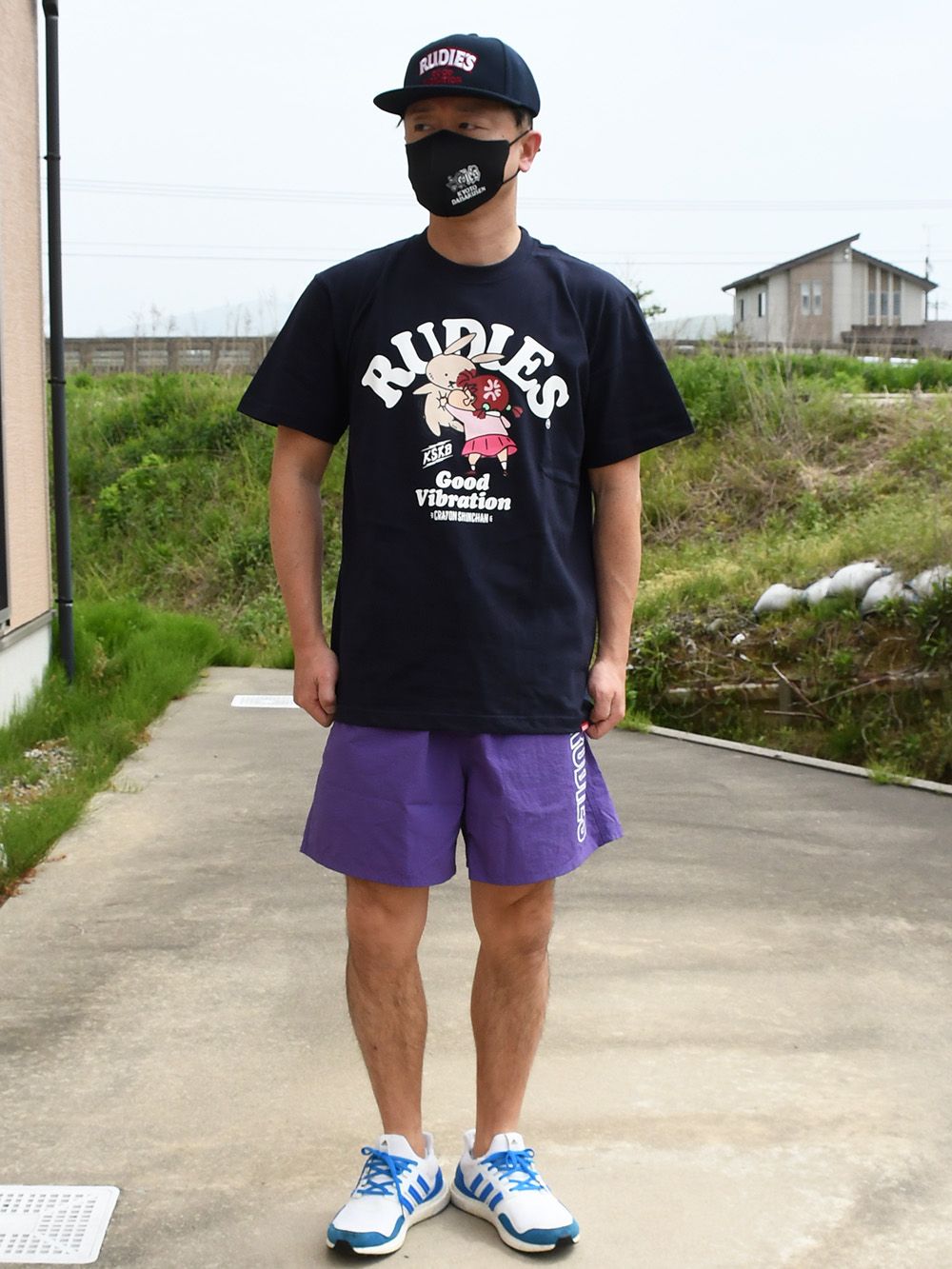 RUDIE'SxCRAYON SHINCHAN NENECHAN TEE