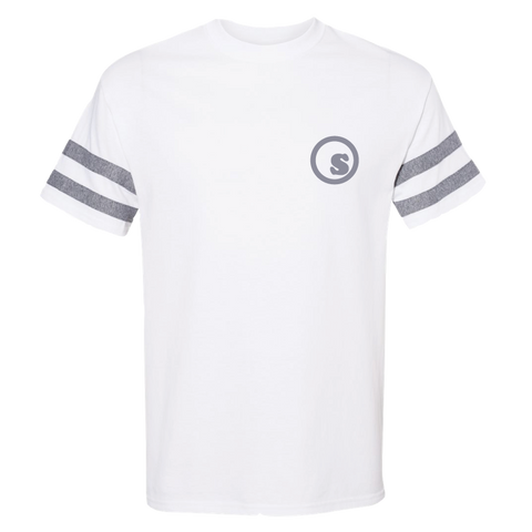sd slv stripe s/s tee
