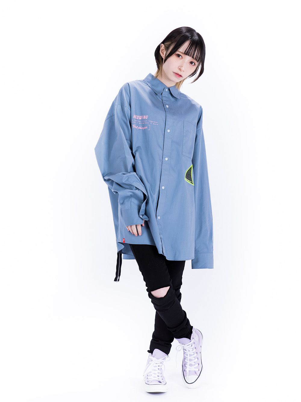 Big Silhouette Double Zip Shirt