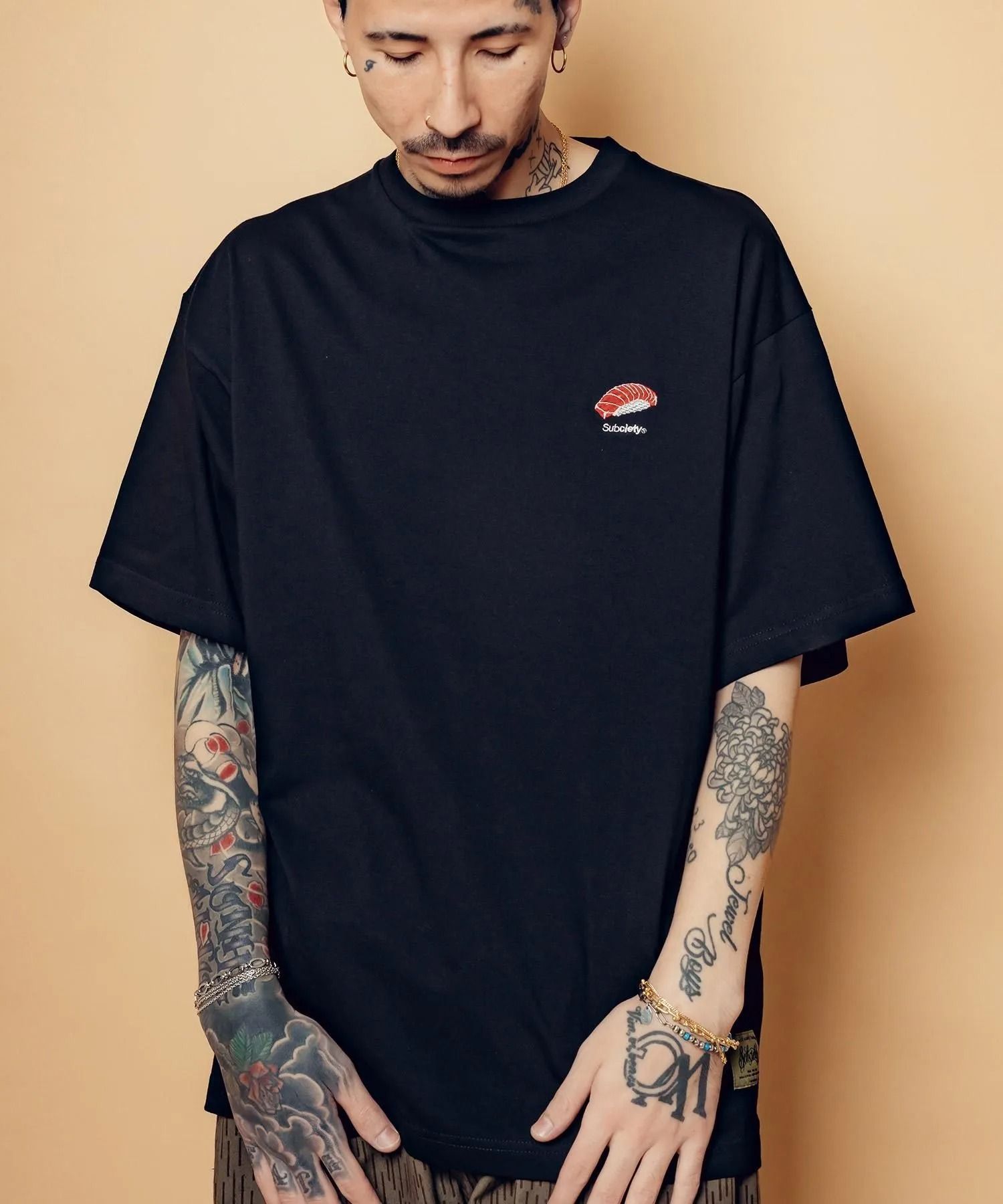 Embroidery sushi tee