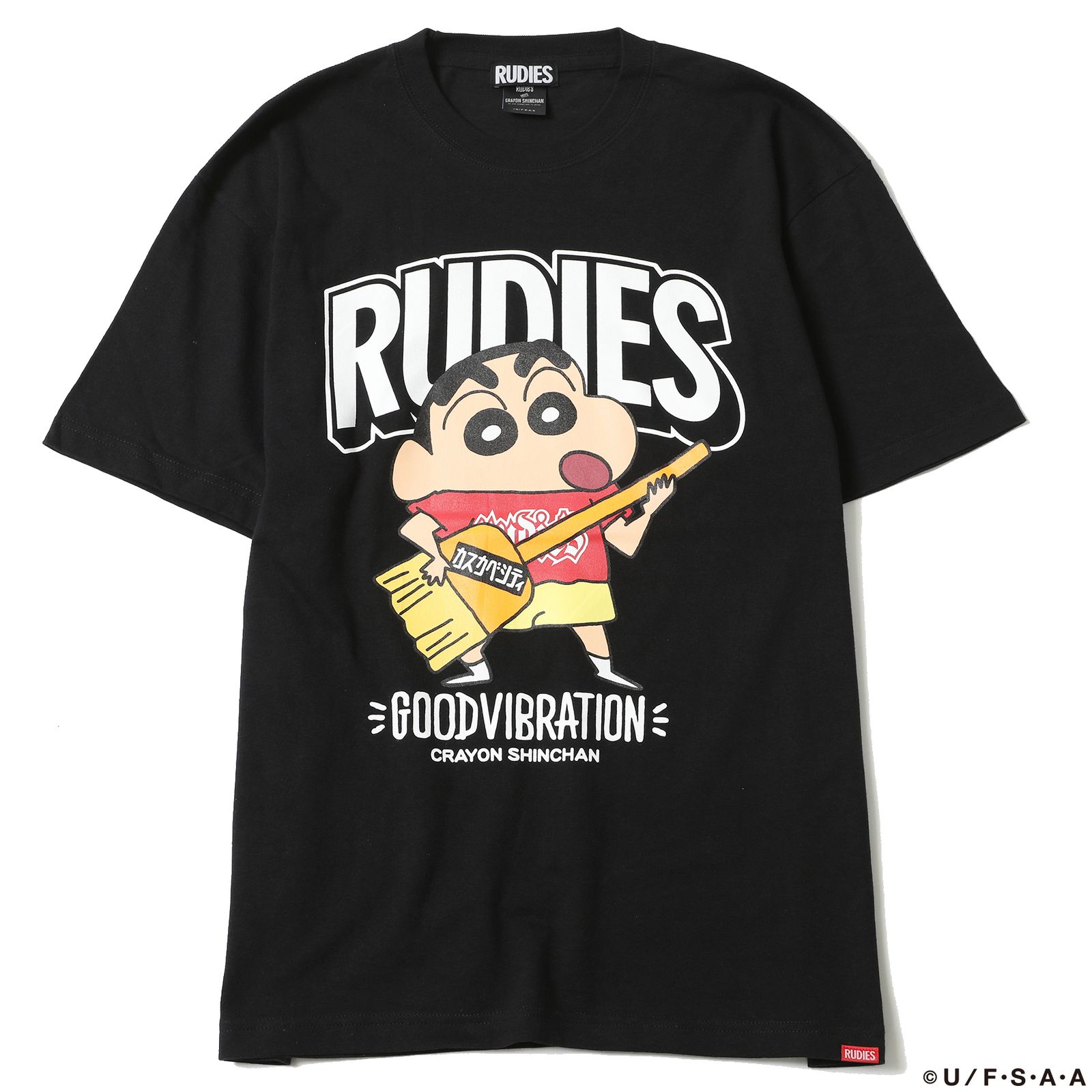 RUDIE'S x CRAYON SHINCHAN GUITAR-T