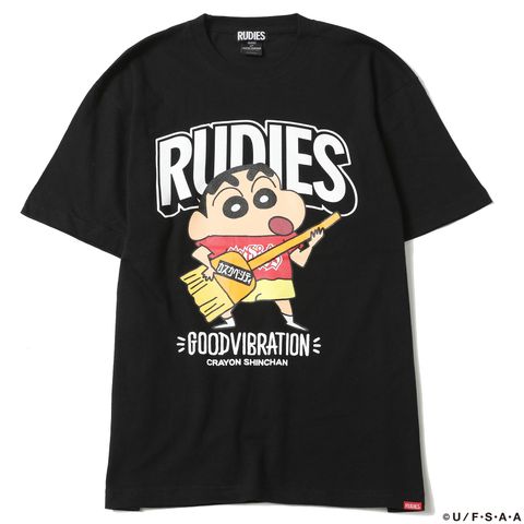 RUDIE'S x CRAYON SHINCHAN GUITAR-T