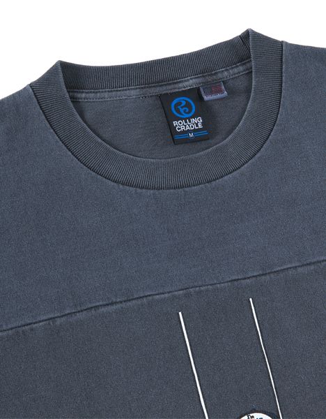 CREAM PIGMENT FOOTBALL-TEE