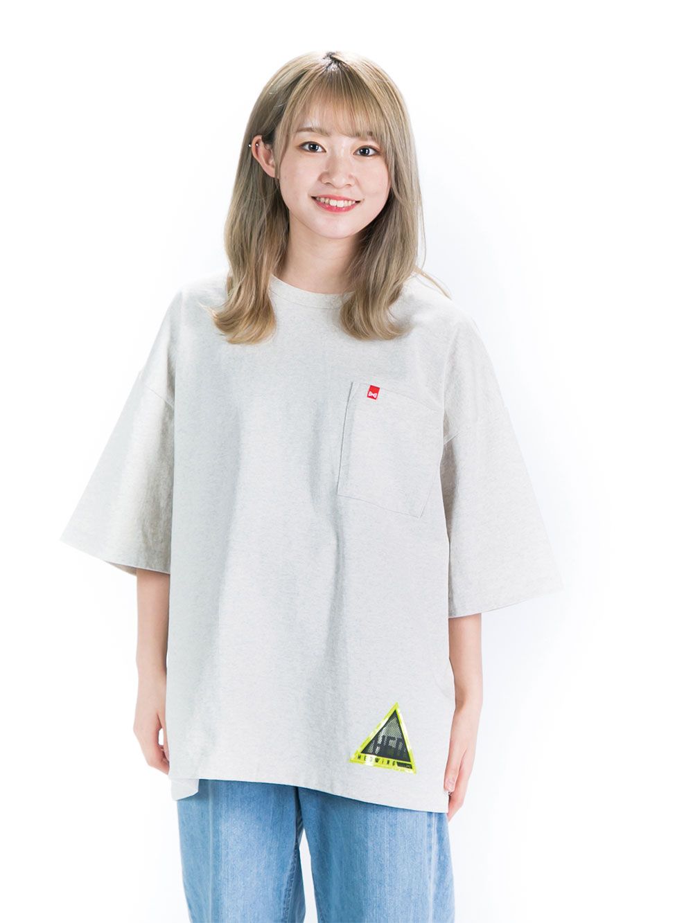 Crayon Flower Pocket T-shirt