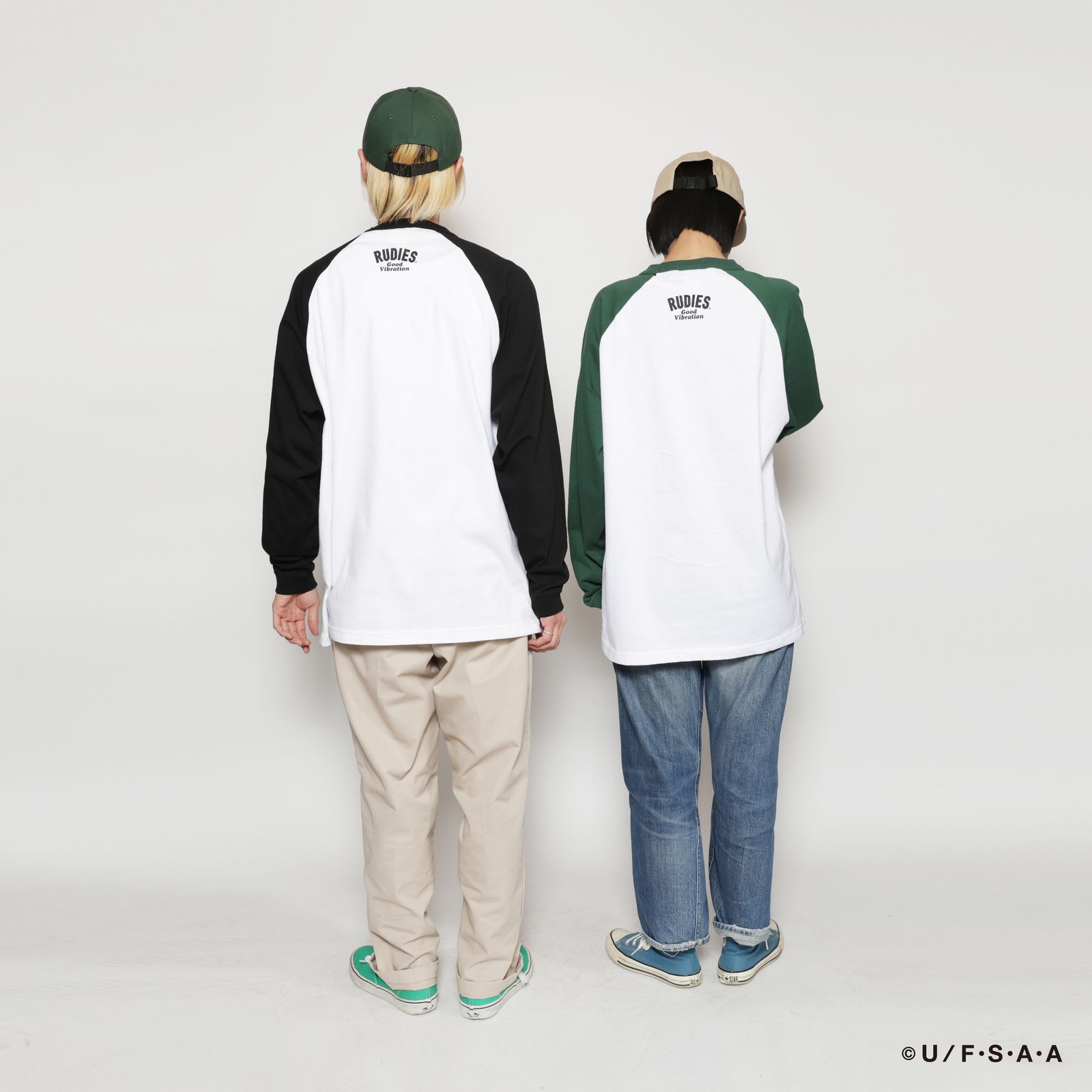 RUDIE'SxCRAYON SHINCHAN AIRPLANE RAGLAN LSTEE
