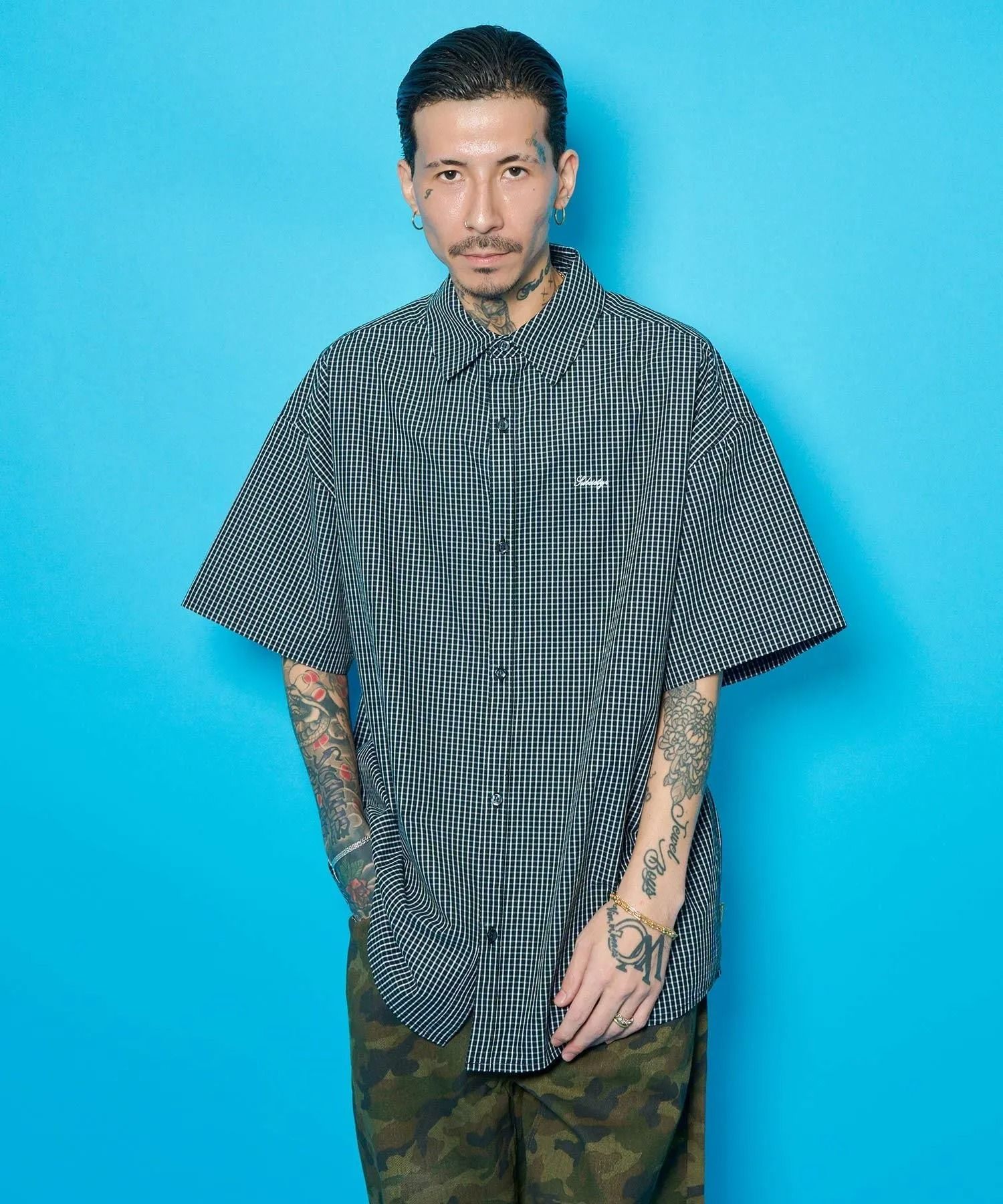 Essential mini check shirt