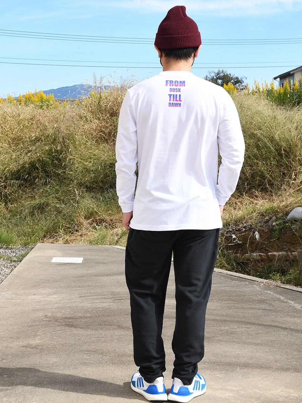 rg beauty gradation LS tee